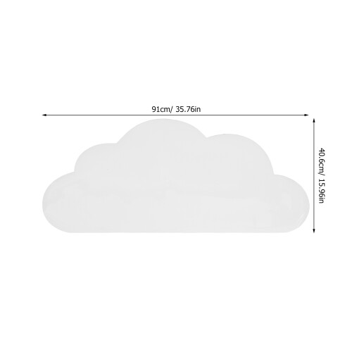 Tableau Autocollant Nuage Effaçable Murale Auto-Adhésive 1