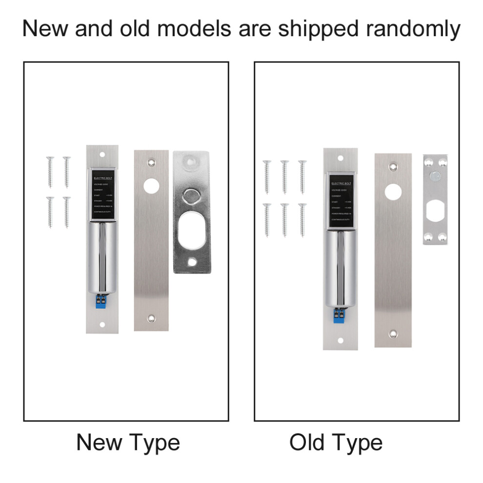 Durable 12V Dc Electric Bolt Lock With 2-Wire System Easy Setup For Security 7901388353739