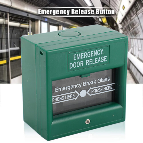Glass Break Emergency Door Release Switch Fire Alarm System Compatible 2