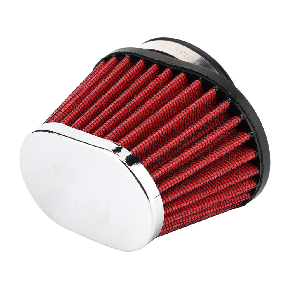 Mushroom Head Motorcycle Air Filter 60Mm/2.36In For Honda, Yamaha, Suzuki Red 5001392335782