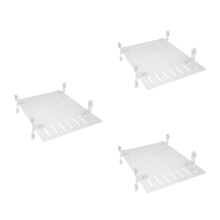 3Sets Clear Acrylic Fish Tank Separation Panel with Easy Installation