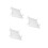 3Sets Clear Acrylic Fish Tank Separation Panel with Easy Installation 6