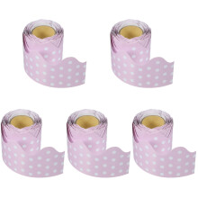 Roze Decoratieve Bulletin Board Border Voor Klaslokaal En