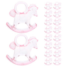 24St Roze Acryl Schommelpaard Decoratie Babyfeestje Gender Reveal