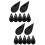 200Pcs Plastic Spoons for Outdoor Use Mini Appetizer Plates 8