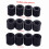 Silicone Solid Spacer with Y-Axis Wire Retrain 15mm Diameter Black 7