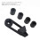 Silicone Solid Spacer for 3D Printer Hot Bed Leveling, 15mm Outer Diameter, Black 8