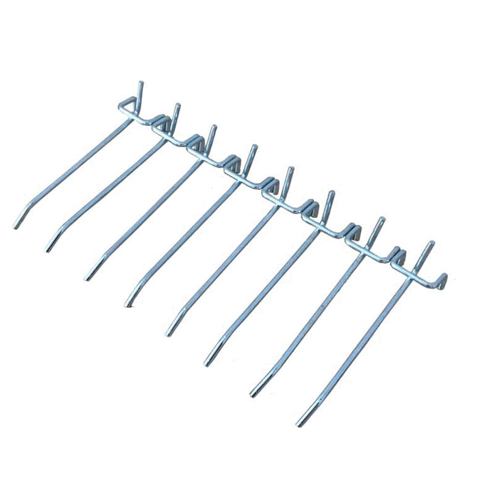 Nickel Plated Pegboard Hooks 51 Pack For Garage Workshop And Tool Organisation 4911392623165