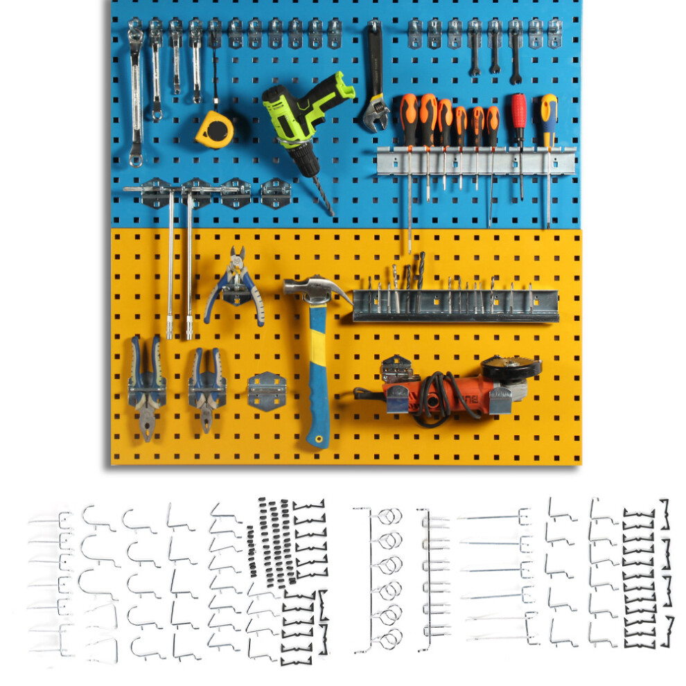 Heavy Duty 51 Pcs Nickel Pegboard Hooks For Hammer Wrench Pliers Tool Storage 9391392340272