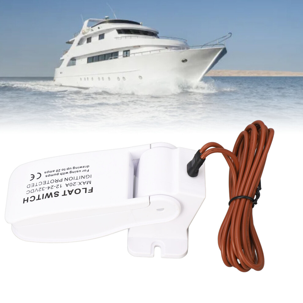 Boat Bilge Pump Float Switch With 1M Cable Automatic Dc12v/24V/32V Control 7601388355671