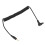 Camera Shutter Flash Trigger Connecting Line Spring Wire for 7D 5D 10D 1D, 35cm–1.5m Black 1