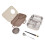 Stainless Steel Lunch Box 1200ml 4-Comp Beige 15