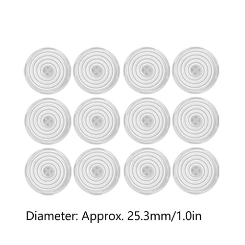 12pcs Button Cover 25.3mm/1.0in for Kailh&Cherry 1