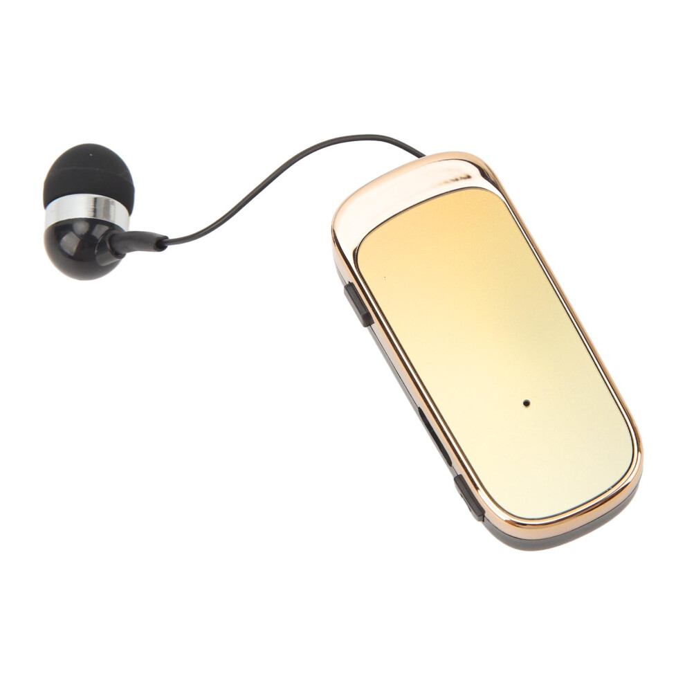 Retractable Wireless Bluetooth 5.2 Earphones, 20H Call, Gradient Yellow 6911388357430