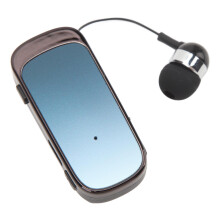 Wiederaufladbare kabellose Bluetooth 5.2 Ohrenhörer, 20 Stunden Gesprächszeit, Blau