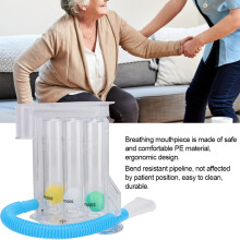 Typ B 3-Ball-Lungentrainer Incentive-Spirometer Atemmesssystem