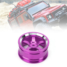 4Pcs Aluminum Alloy RC Wheel Hub 52mm for 1/10 Touring & Drift Cars Purple