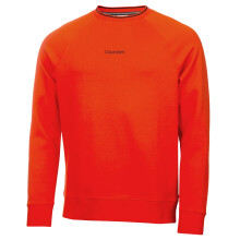 (XXL, Spicy Orange) Calvin Klein Mens Rendell Soft Crew Neck Stretch Fabric Golf Sweater
