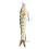 Mehrgliedriger, langsam absinkender Barsch-Angels’köder, 13,5 cm / 27 g, 4# Haken 2