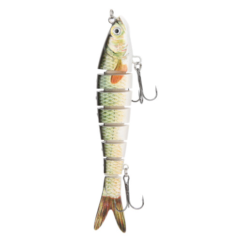 Mehrgliedriger, langsam absinkender Barsch-Angels’köder, 13,5 cm / 27 g, 4# Haken 1