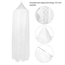 Lace Bed Mosquito Net for Kids Bedroom White Easy Install Home Decor