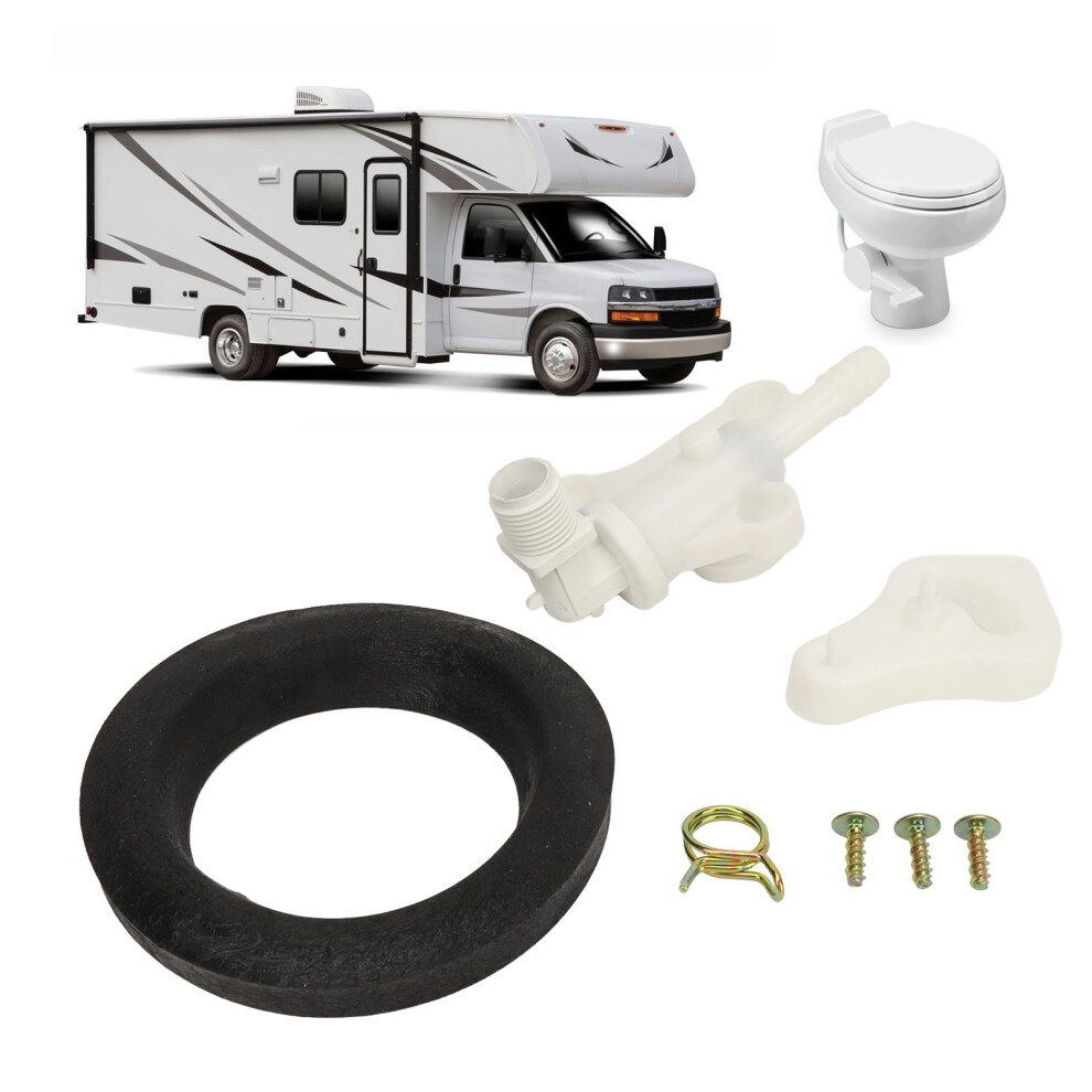 Camper Toilet Water Valve Kit 34100 For Rv Aqua-Magic Lite & Plus Models 9341388359849