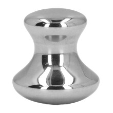 Outil Gua Sha en champignon pour le soin du visage et du corps, en acier inoxydable