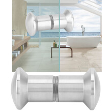 B8006 SUS304 High Gloss Glass Door Handle 6.5cm