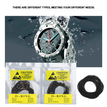 Waterproof Rubber O Ring Gaskets for Watch Back Cover Seals 950Pcs 0.5mm