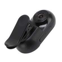 Pet Collar Camera 0.96in LCD 1080P 120 Wide Angle Lightweight Black
