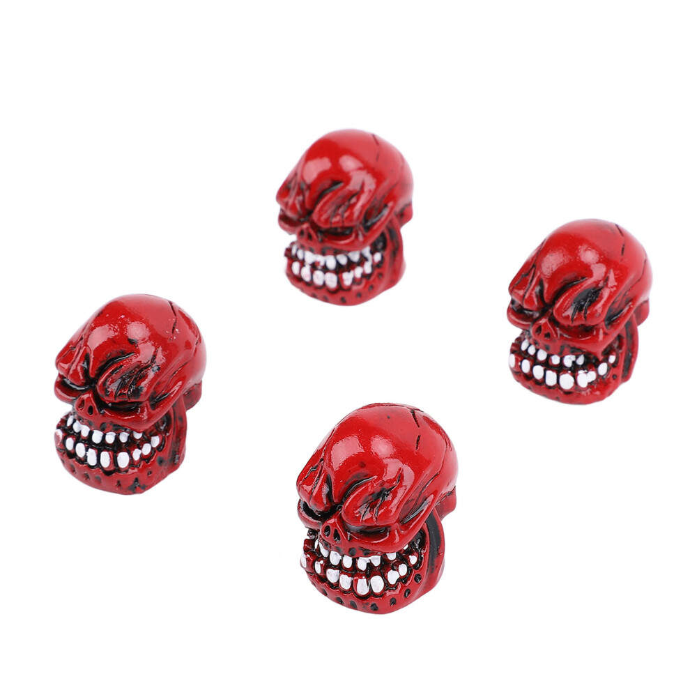 Leakproof Skull Style Tire Valve Caps Universal Fit For Car, Truck, Bike 6911388361079