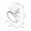 MY-376 180mL Hands-Free Pump 112.2mm Black/White 2