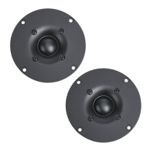 2 Altavoces de Agudos HiFi de 4 Pulgadas, 8 Ohmios, 30-60 W, con Cúpula de Película de Seda, para Sistemas de Sonido Domésticos