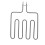 Stainless Steel Sauna Heating Element SCA-2000W, 41x30cm 15