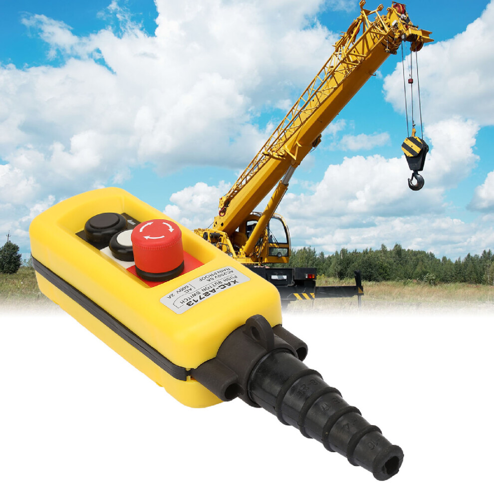 Ac250v 5A & Ac500v 2A Crane Hoist Control Switch With Emergency Stop, Ip54 5071388363884