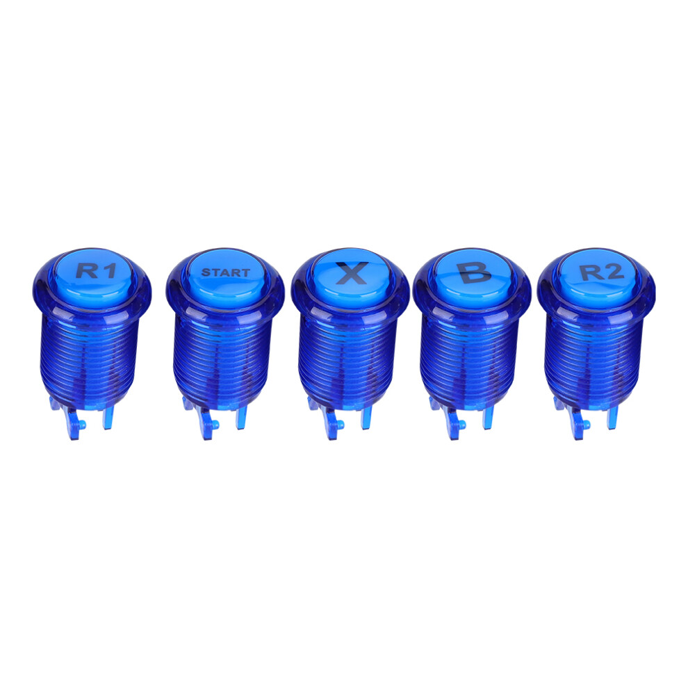 822B Diy Arcade Joystick Set For Home & Fighting Games Â Blue 9431388364155