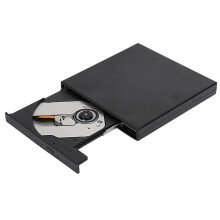 Black USB2.0 DVD RW Optical Drive for Windows 2000/XP/Vista/7 13.9x13.5x1.8cm