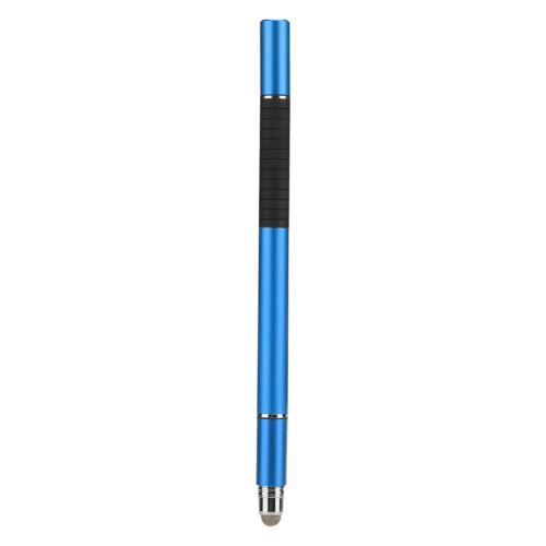 Multi-Function Cloth Tip Disc Ball Pen Stylus Blue for Mobile Phones & Tablets 1