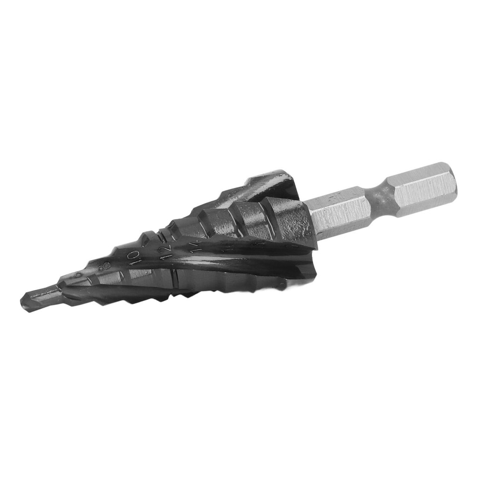 Cobalt Step Drill Bit 4-20Mm, 1/4" Hex Shank, M35 Hardness 7901388364803