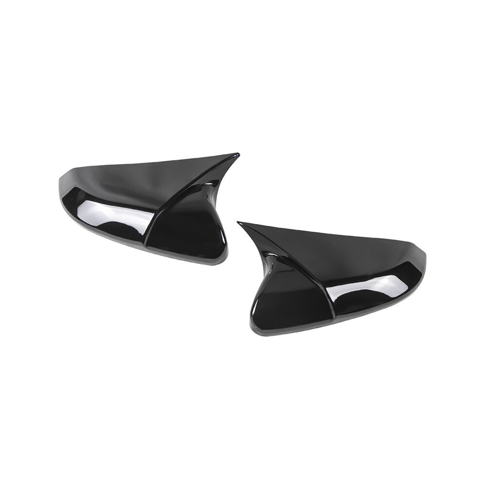 Rear View Side Mirror Cover Rearview Caps For 10Th 2016 2017 2018 2019 2020 Accessories, 2Pcs Black 4713241379007
