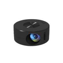 YT200 Proiettore Conveniente Proiettore Video Mobile un LED Home Theater Media Player Proiettore per Bambini Cablato per La Casa e Lo Stesso Schermo