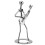 Elegant Iron Musician Ornament 1