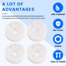 All Four Window Regulator Gear Sprocket Spool Set for Optima 2016-2020 83471D3000 83481D3000