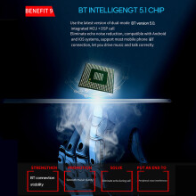 805E Car MP3 Player BT5.1 Dual USB Charger 87.5-108MHz, TF/USB Support