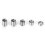 100pcs M6 Stainless Steel Coiled Wire Helical Thread Inserts Set 1