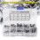 100pcs M6 Stainless Steel Coiled Wire Helical Thread Inserts Set 8