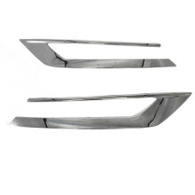 1Pair Car Front Lower Bumper Chrome Trim Strip Cover 31663515 31663514 for XC90 2019-2022 31663539 31663540