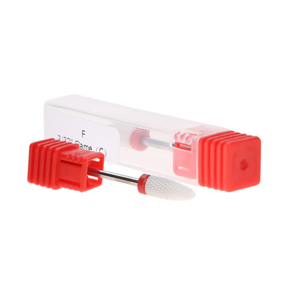 Manicure Nail Drill Bit Ceramic Round Corn Head for Professional Nail Care Use