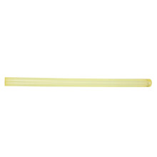 Yellow Polyurethane Hollow PU Rod 25mm OD 8mm Bore 500mm Length