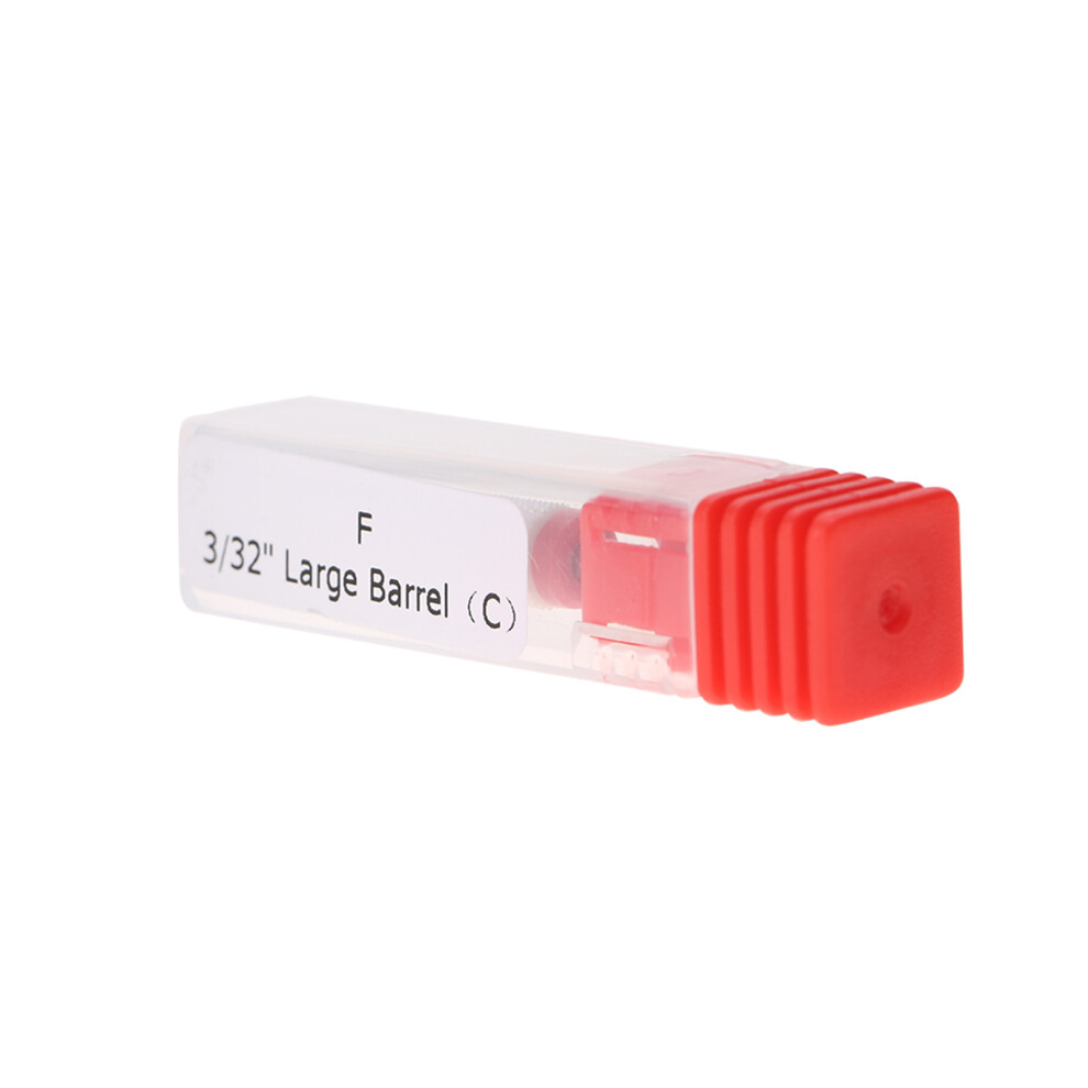 Red Ceramic Round Flat Nail Drill Bit For Manicure, 7Cm,